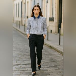 ORSAY Women's Gray Black Dress Pants